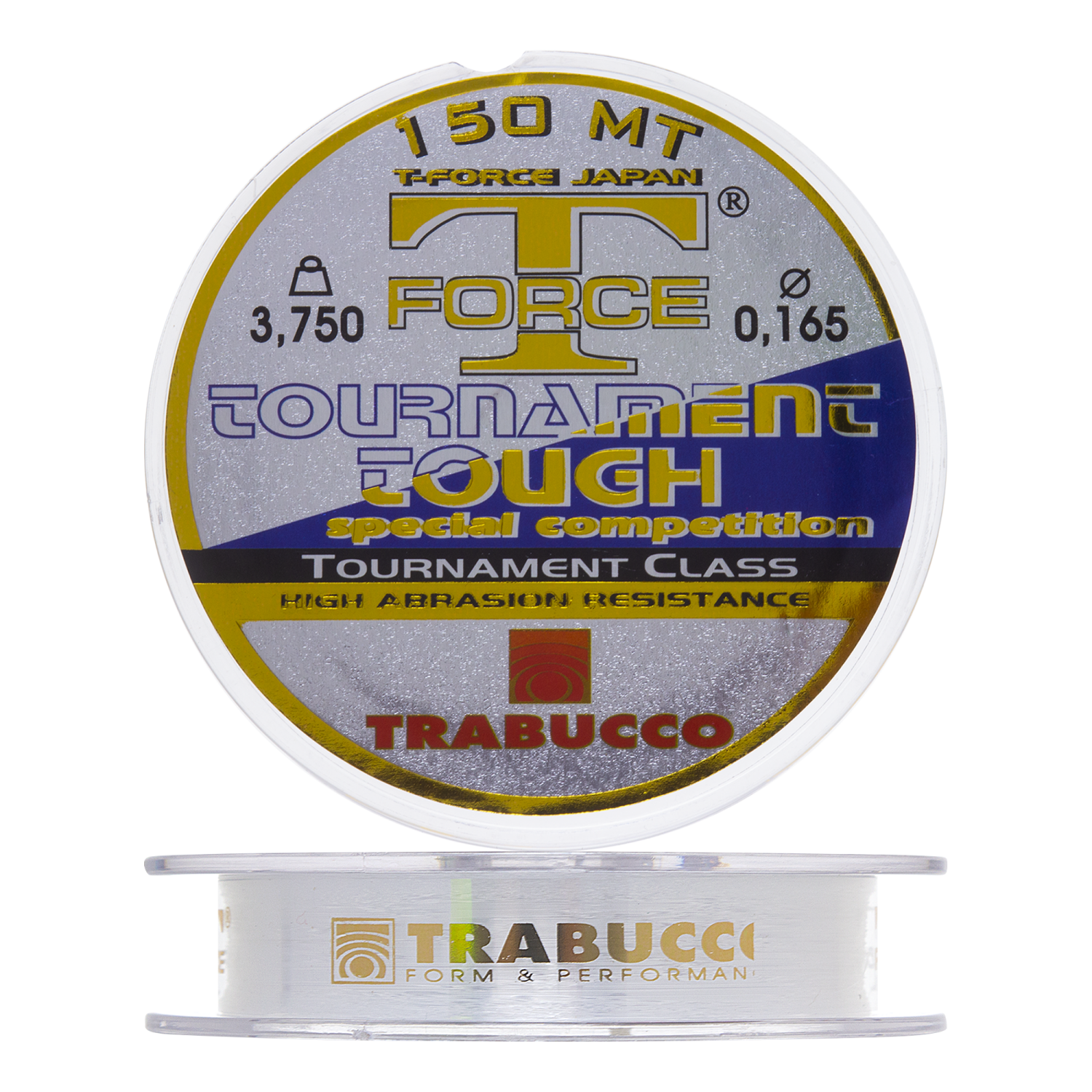 Леска монофильная Trabucco T-Force Tournament Tough 0,165мм 150м (clear)