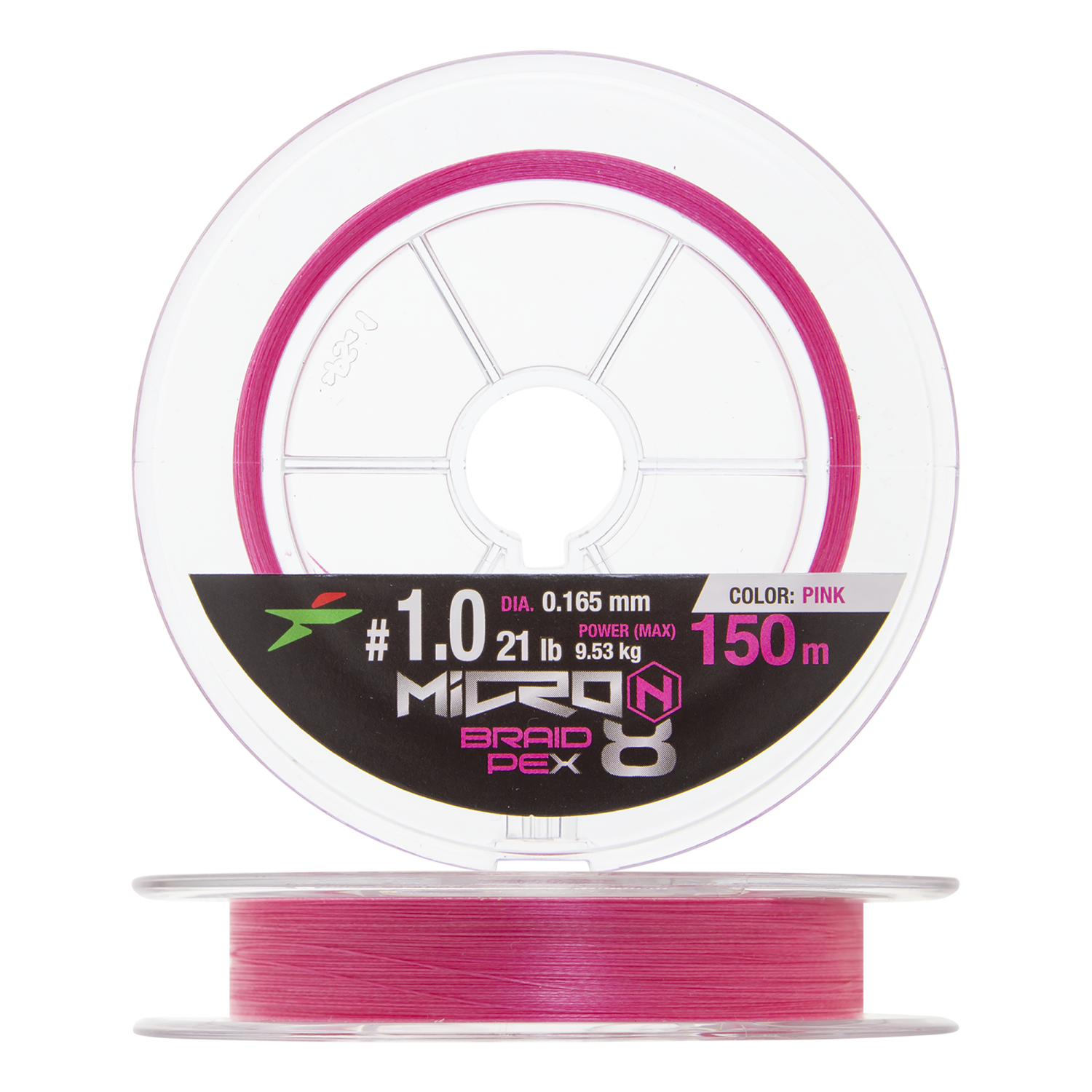Шнур плетеный Intech Micron PE X8 #1,0 0,165мм 150м (pink)