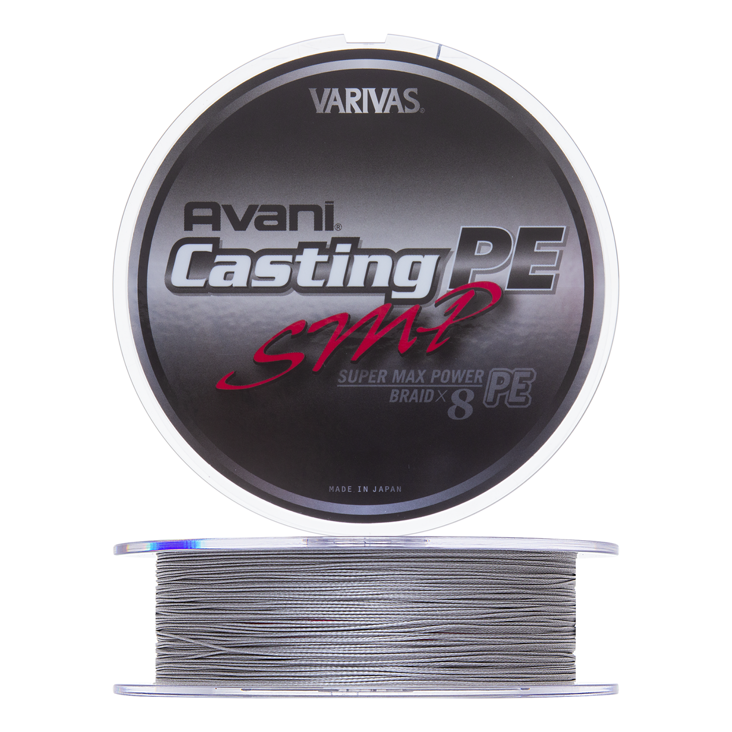 Шнур плетеный Varivas Avani Casting PE Super Max Power X8 #8,0 200м (stealth grey)