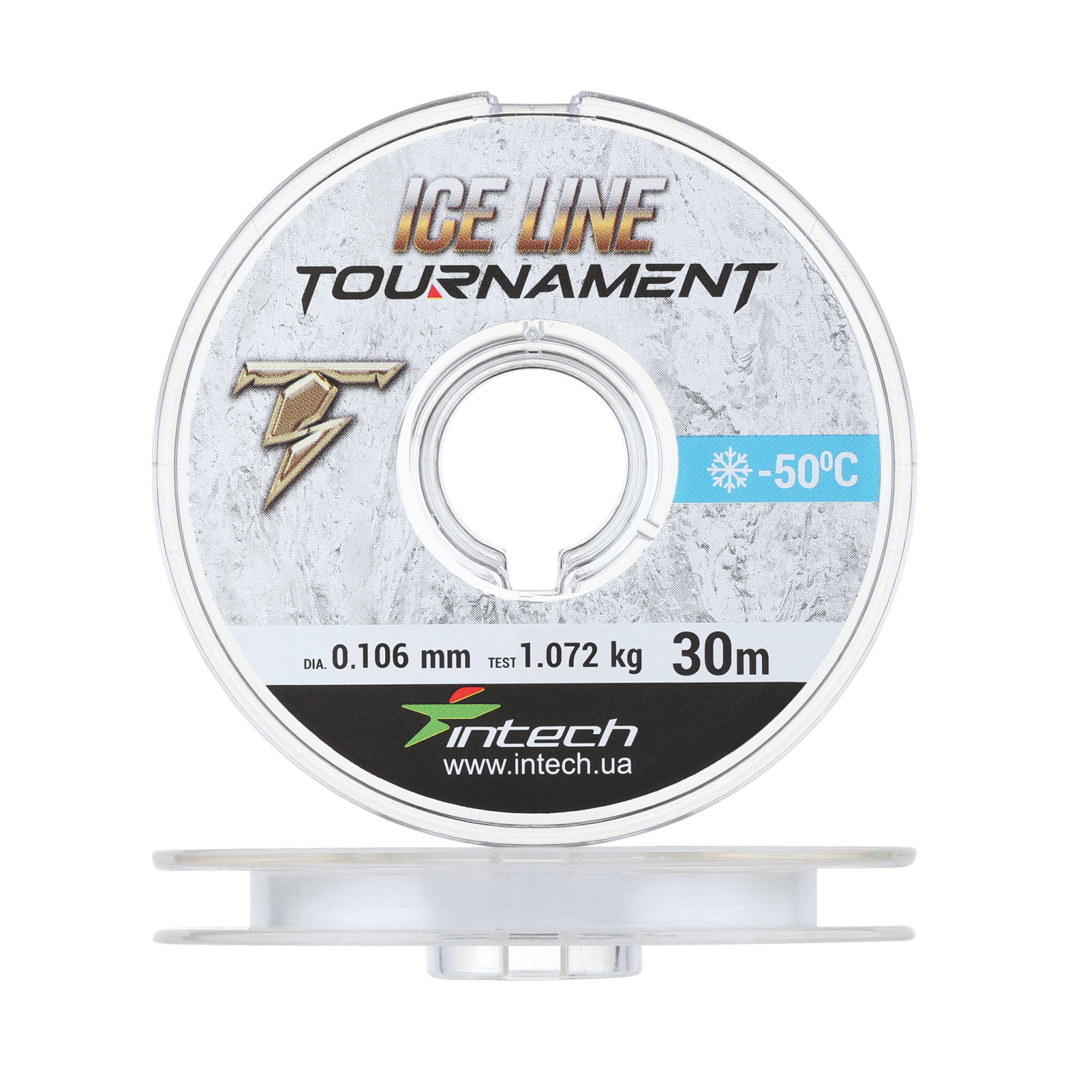 Леска монофильная Intech Tournament Ice line 0,106мм 30м (clear)