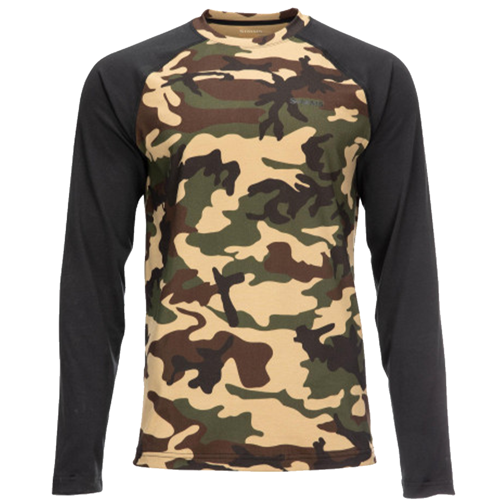 Термофутболка Simms Lightweight Baselayer Top M CX Woodland Camo