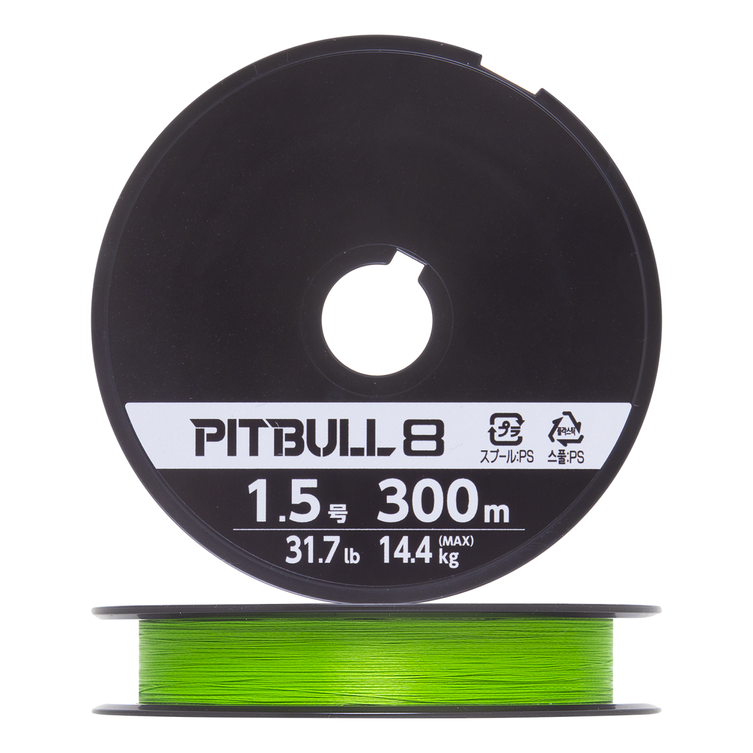 Шнур плетеный Shimano Pitbull 8 #1,5 0,205мм 300м (lime green)