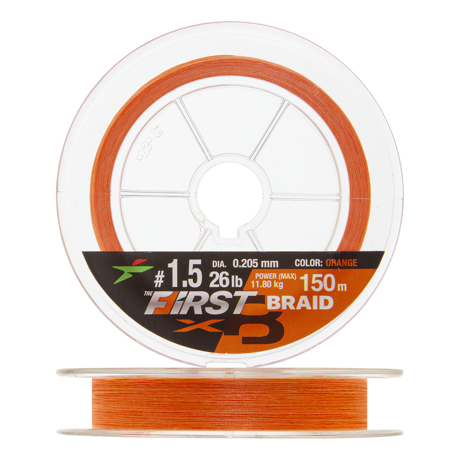 Шнур плетеный Intech First Braid X8 #1,5 0,205мм 150м (orange)