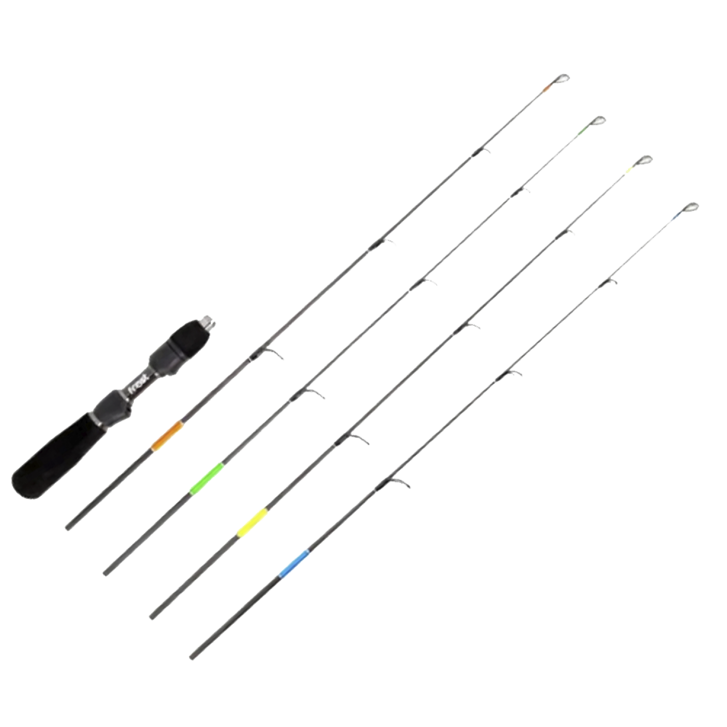 Удилище зимнее Narval Frost Ice Rod Long Handle Gen 2 Set 76ML|MH|H|ExH с 4-мя хлыстами