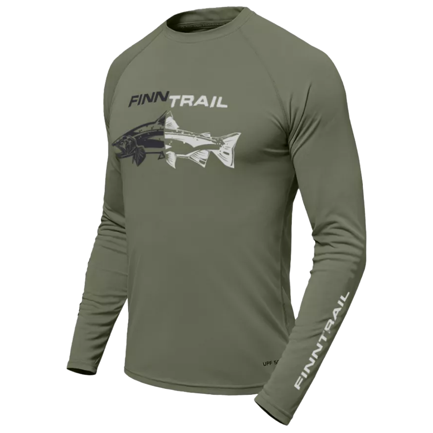 Лонгслив Finntrail Wave Fish 6611 L Khaki