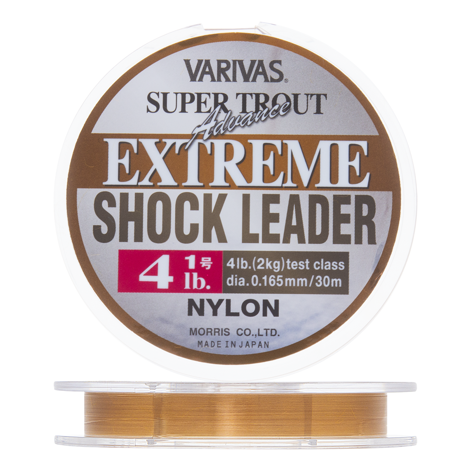 Леска монофильная Varivas Super Trout Advance Extreme Shock Leader #1,0 0,165мм 30м (brown)