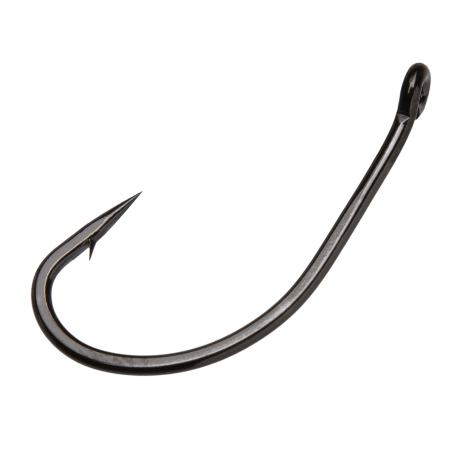 Крючок одинарный Carp Pro Curved Shank Black Nickel #2 (10шт) - 3 рис.