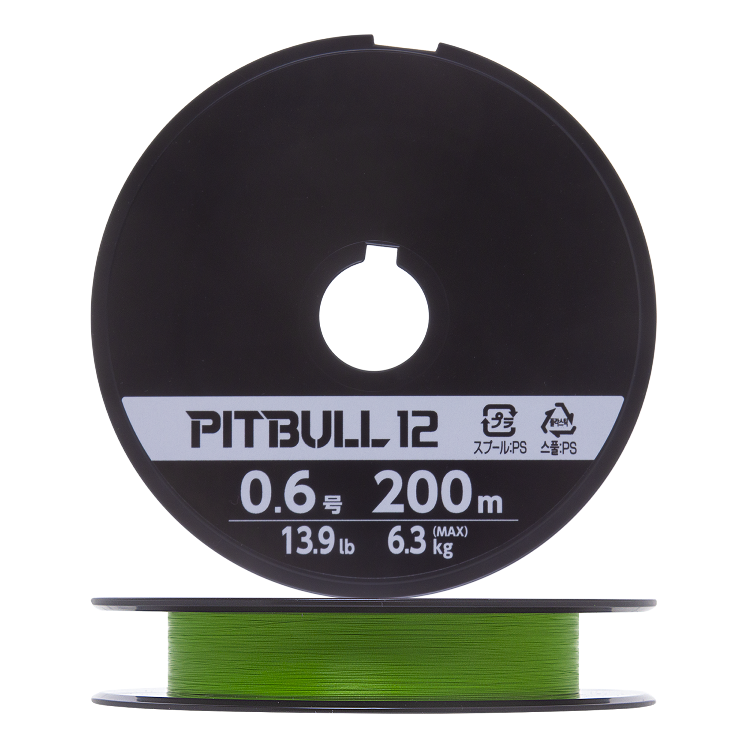 Шнур плетеный Shimano Pitbull 12 #0,8 0,148мм 200м (lime green)