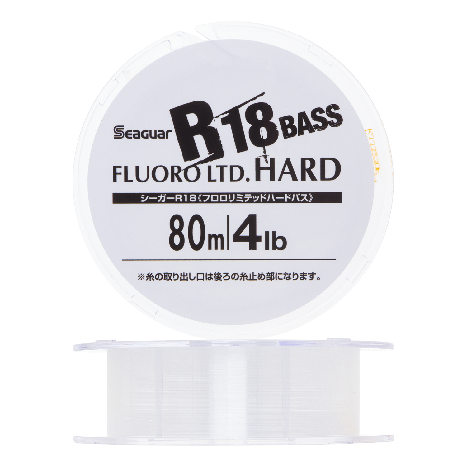 Флюорокарбон Seaguar R18 Fluoro Limited Hard Bass 4Lb #1,0 0,165мм 80м (clear)