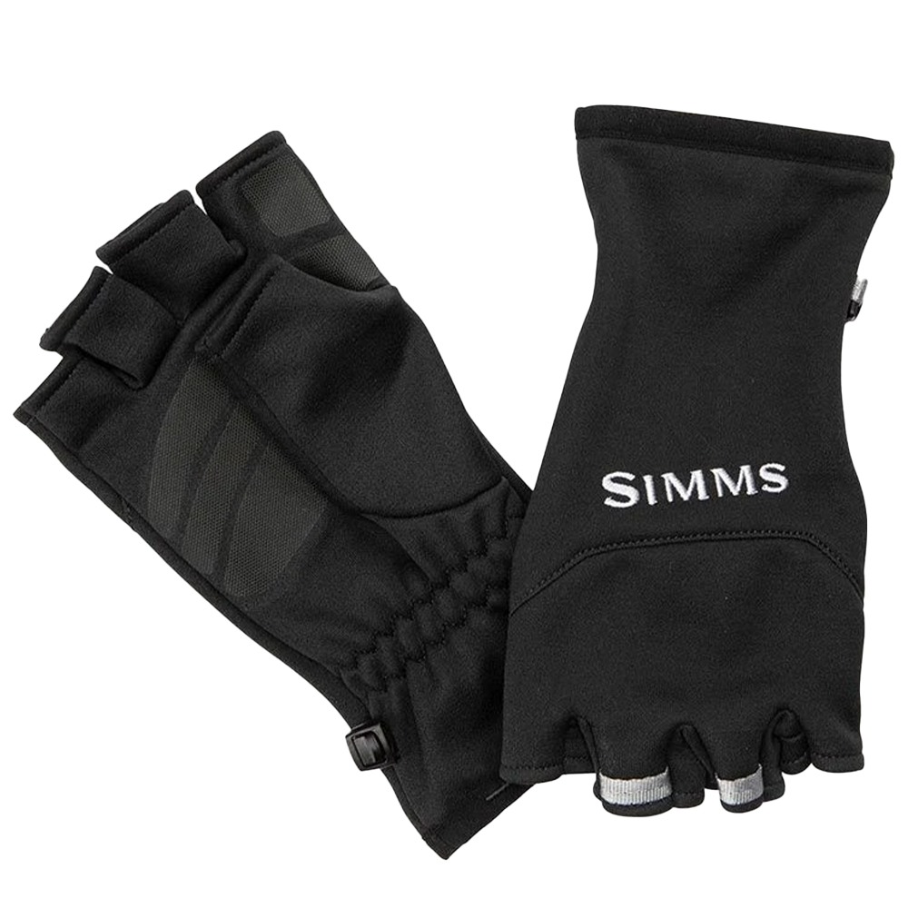 Перчатки Simms Freestone Half Finger Mitt L Black