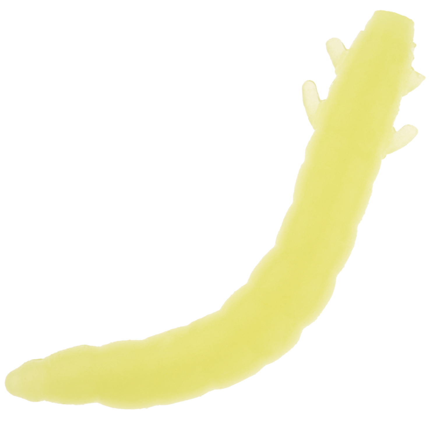 Приманка силиконовая Soorex Pro King Worm 42мм Cheese #211 Lemon glow
