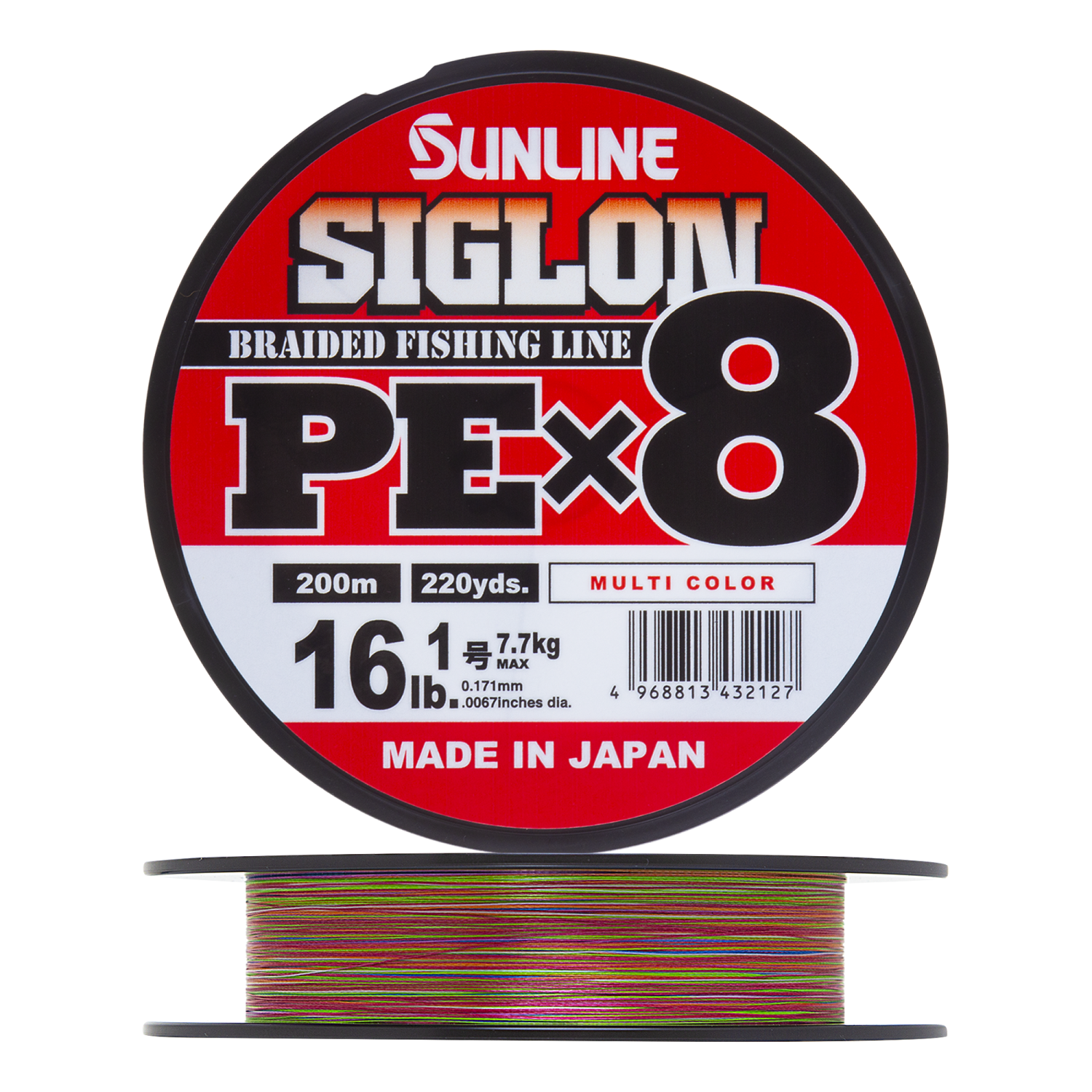 Шнур плетеный Sunline Siglon PE X8 #1,0 0,171мм 200м (multicolor)