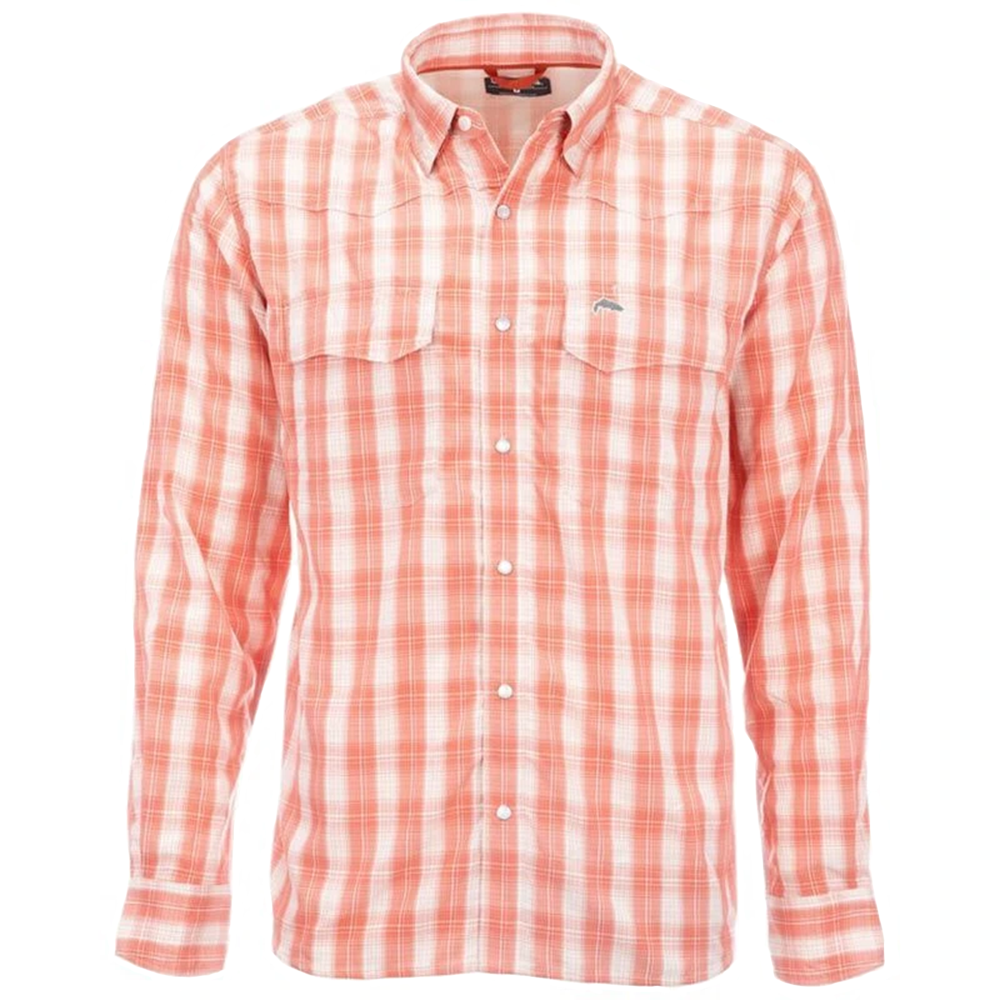 Рубашка Simms Big Sky LS Shirt M Smoked Salmon Plaid