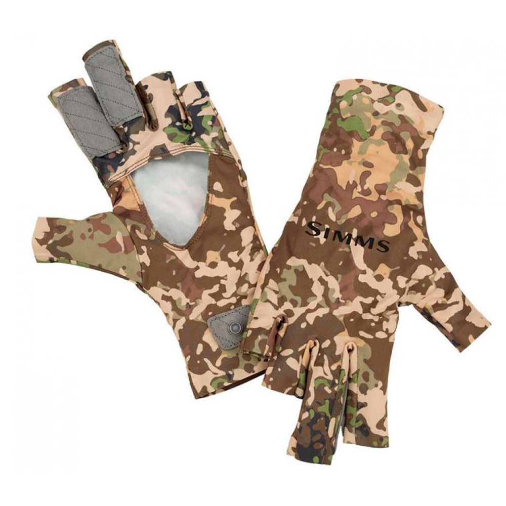 Перчатки Simms SolarFlex SunGlove L River Camo