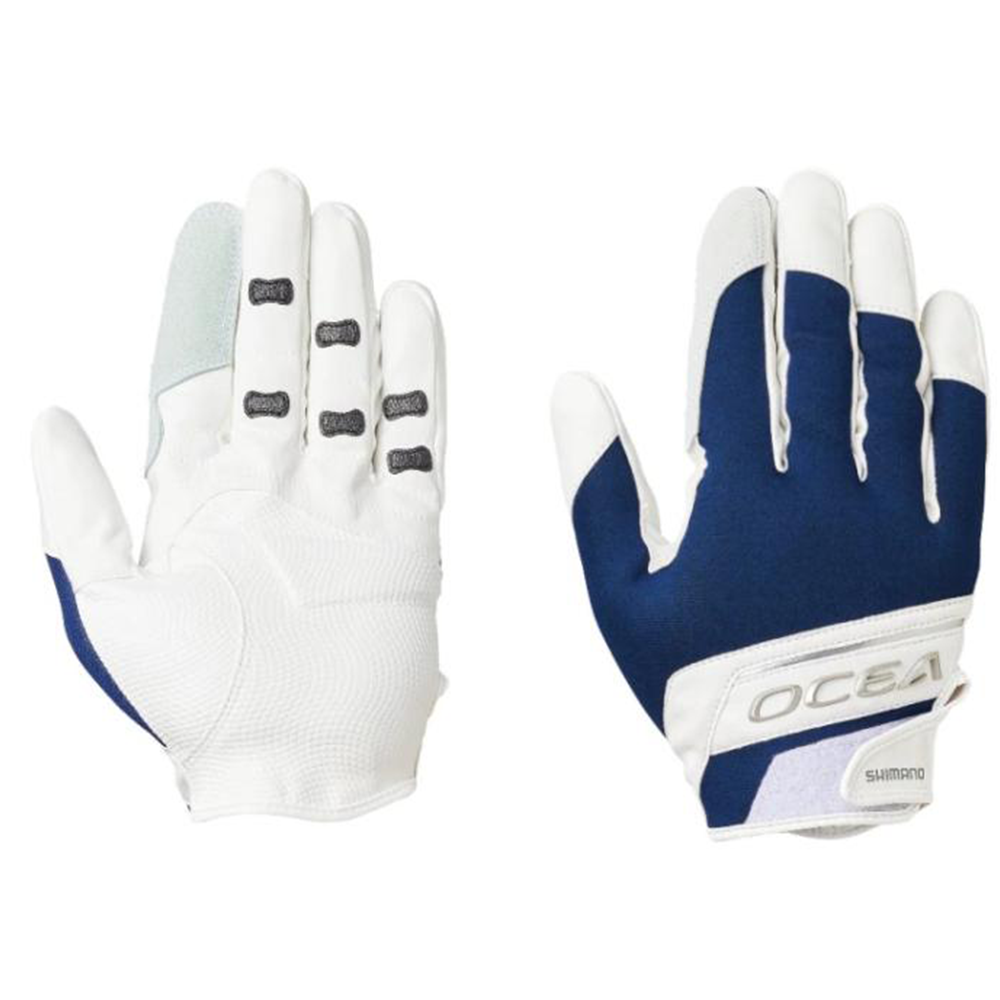 эластичные перчатки shimano ocea gl 295s l Перчатки Shimano GL-010V Ocea Titanium Alpha Gloves 2XL Ocean Navy