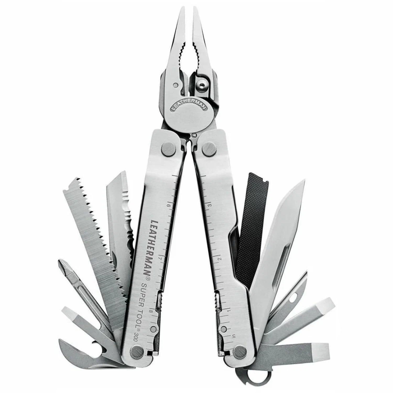 Мультитул Leatherman Super Tool 300 с нейлоновым чехлом серебристый