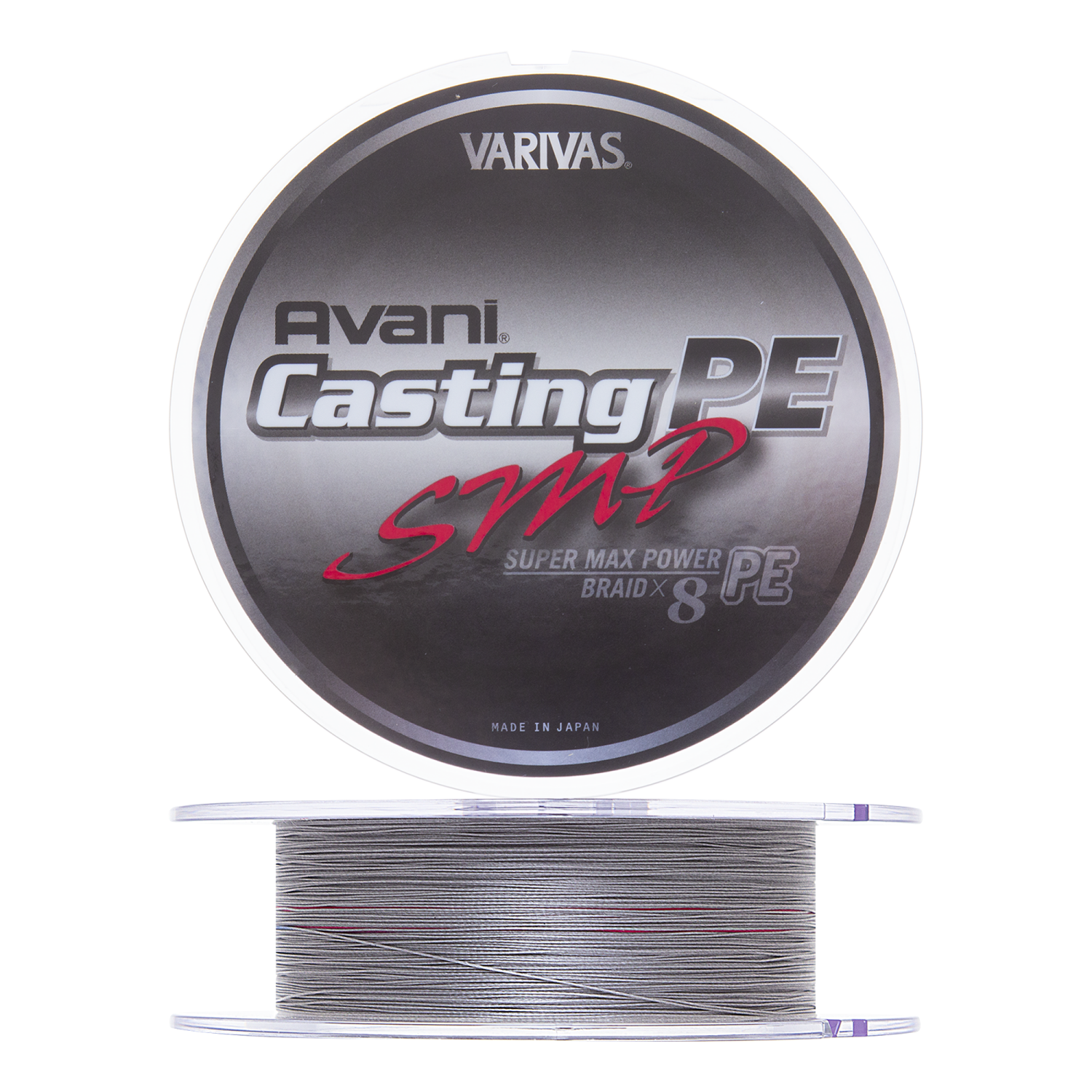 Шнур плетеный Varivas Avani Casting PE Super Max Power X8 #3,0 200м (stealth grey)