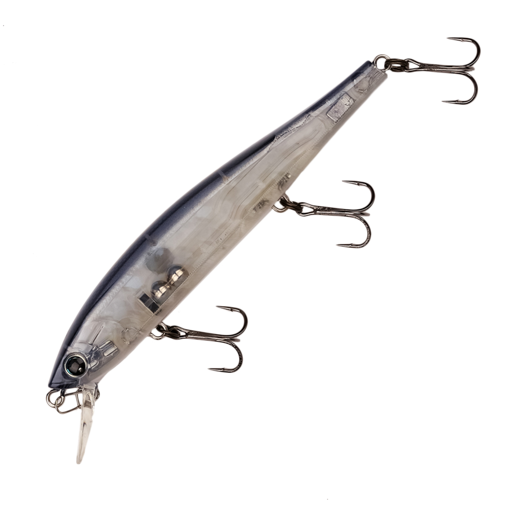 Воблер Duel Hardcore Minnow Flat 110 SP R1177 #GHPB - 2 рис.