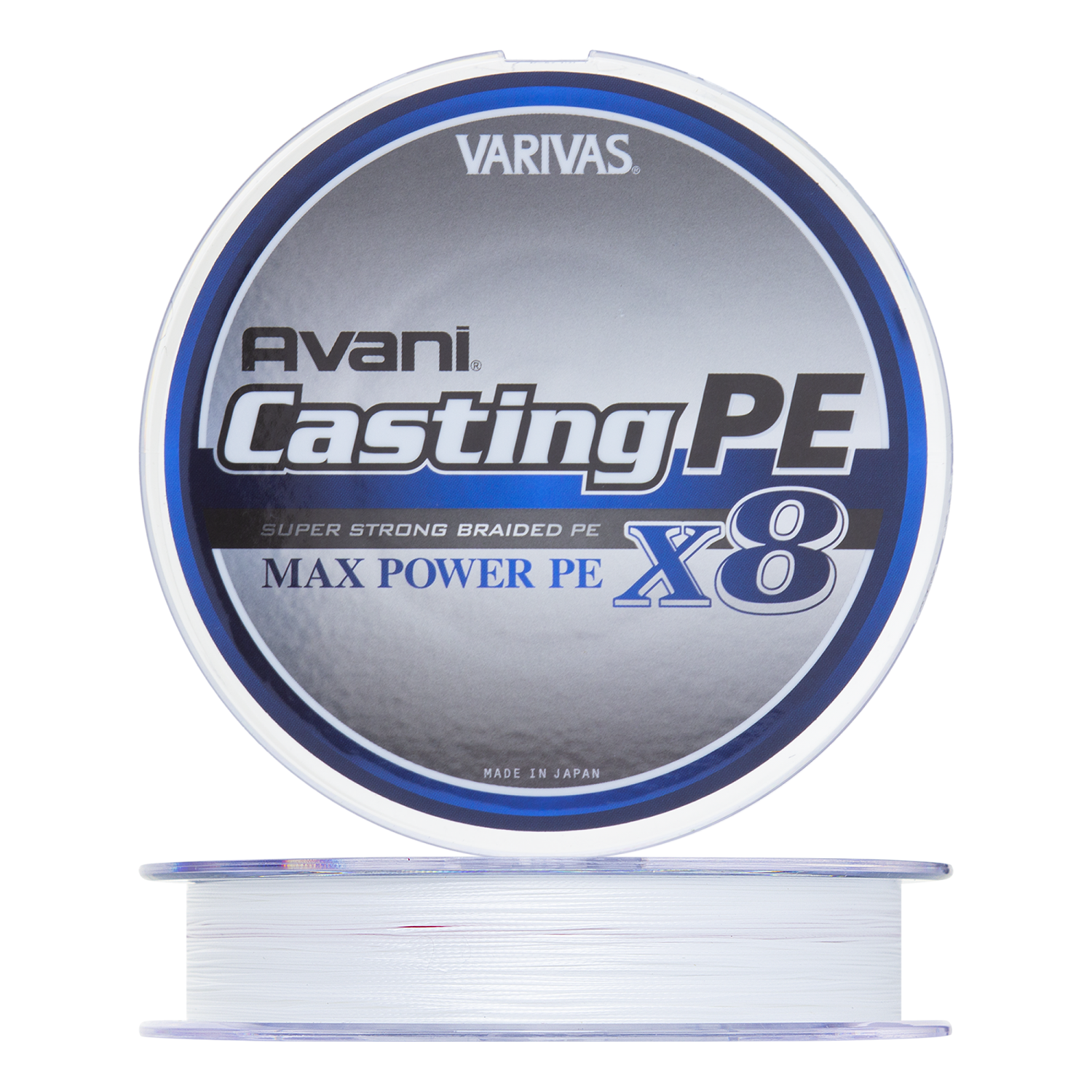 шнур varivas avani seabass max power x8 s gray 150м pe 1 0 Шнур плетеный Varivas Avani Casting PE Max Power X8 #5,0 0,370мм 400м (white)