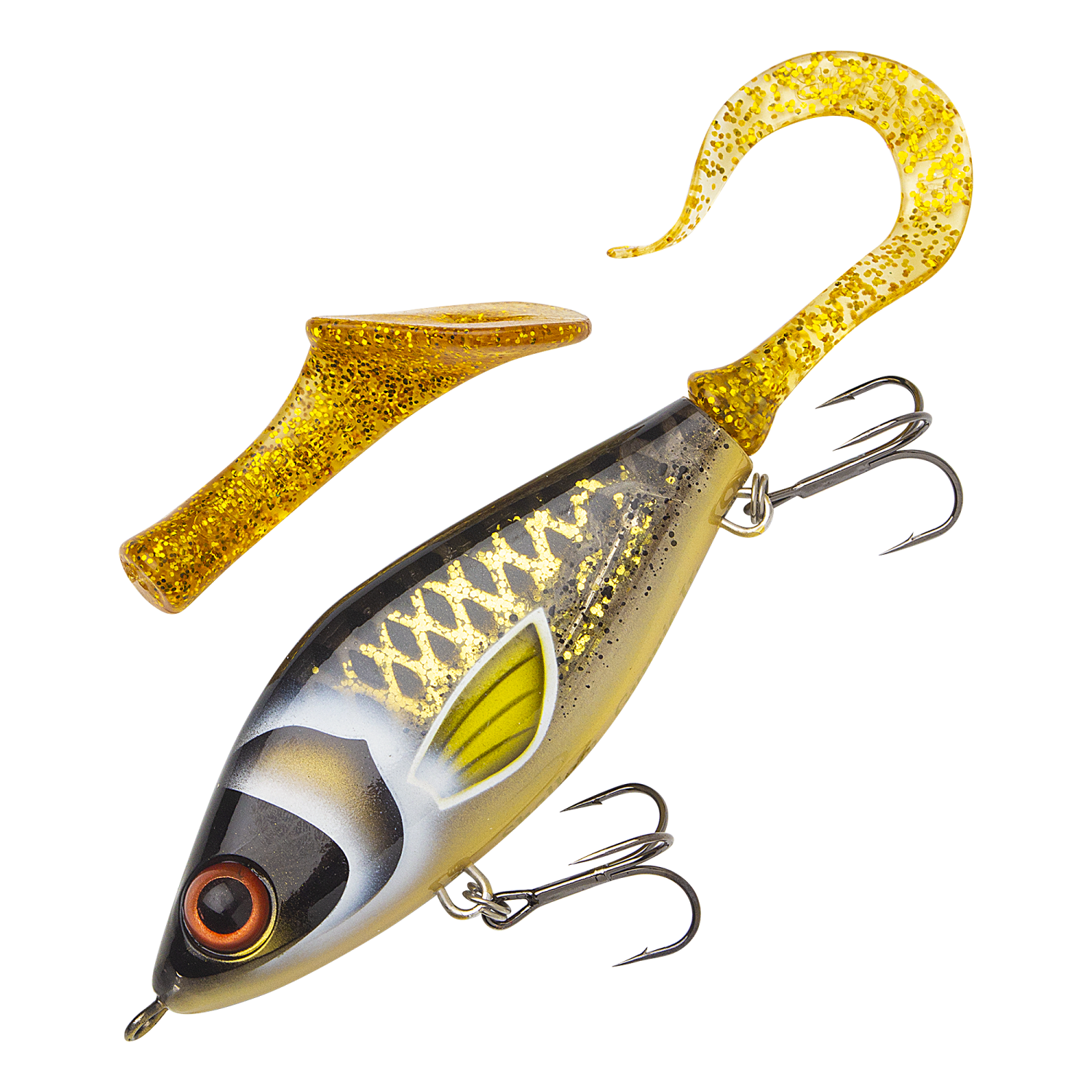 Джеркбейт Strike Pro Guppie Jr. Shallow 110 SS #TR-008 Spotted Bullhead
