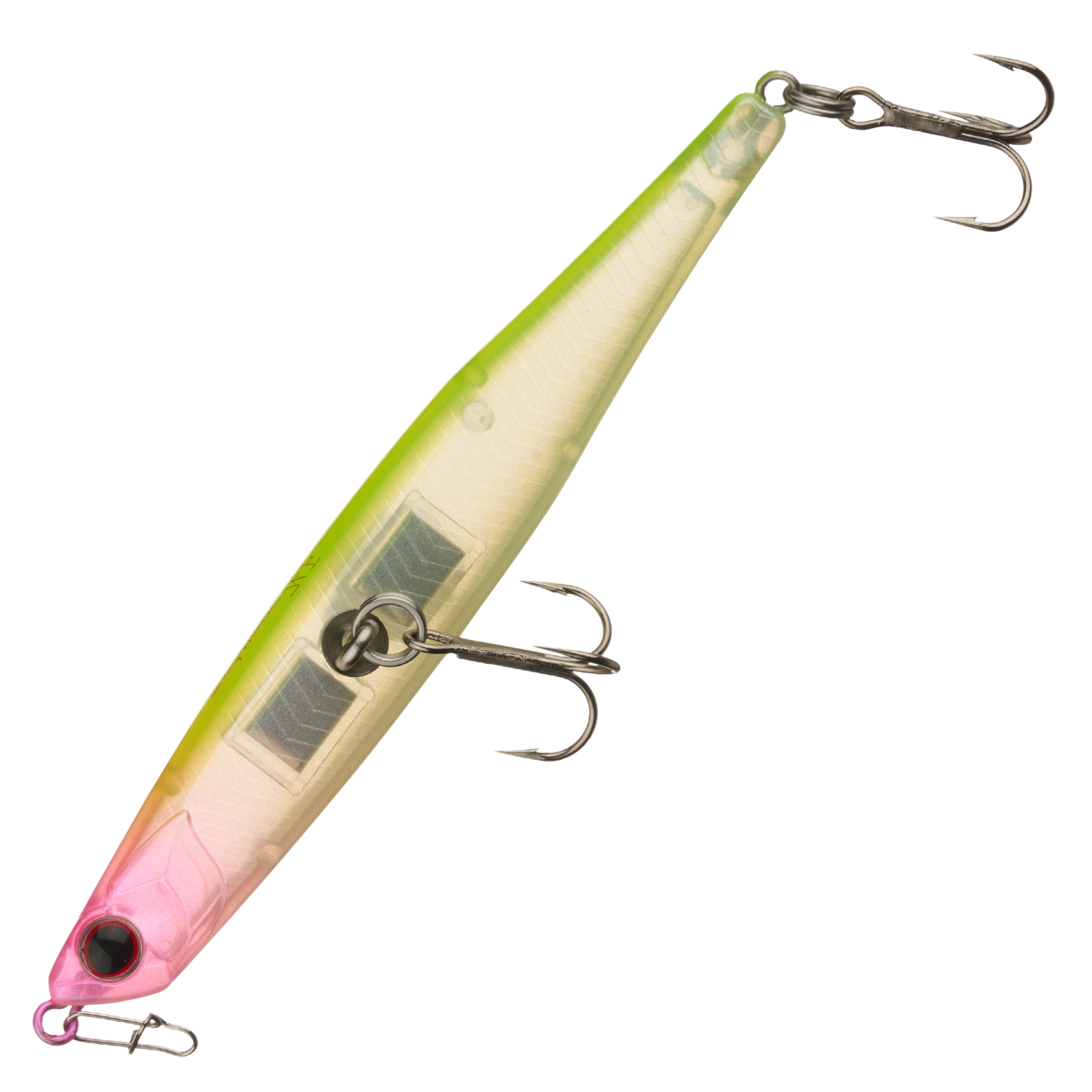 Воблер OSP Bent Minnow 86 F #P74 Pink Head/Chartreuse