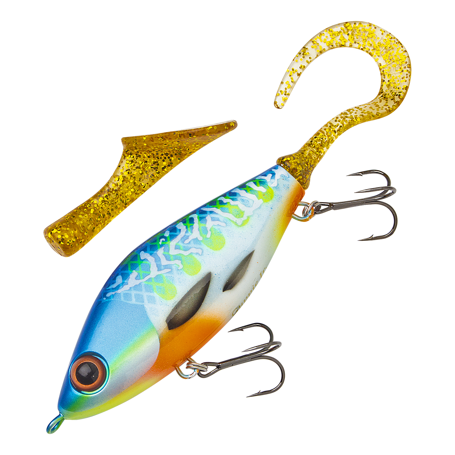 Джеркбейт Strike Pro Guppie Jr. 110 S #CWC001 Blue Fire