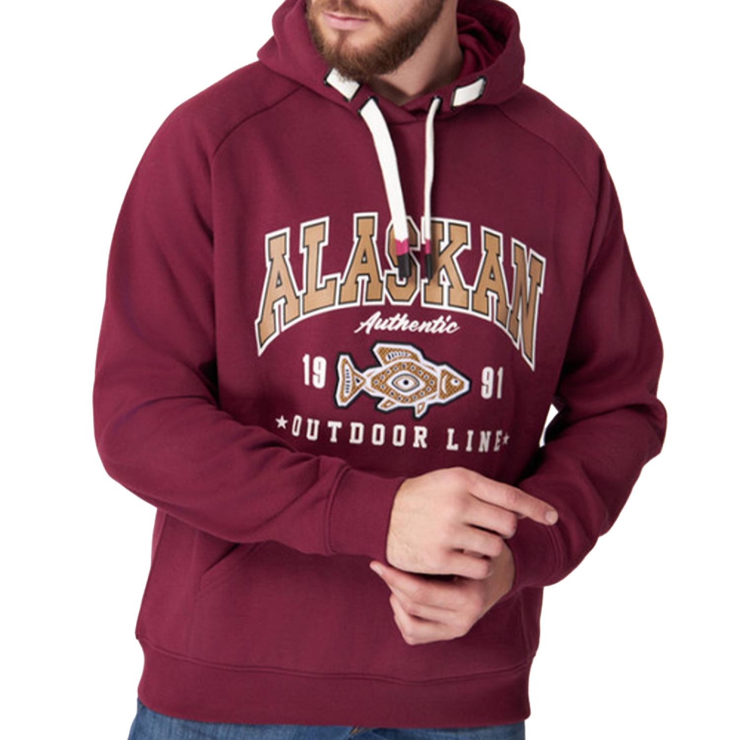 Толстовка Alaskan Promo Hoodie S Claret