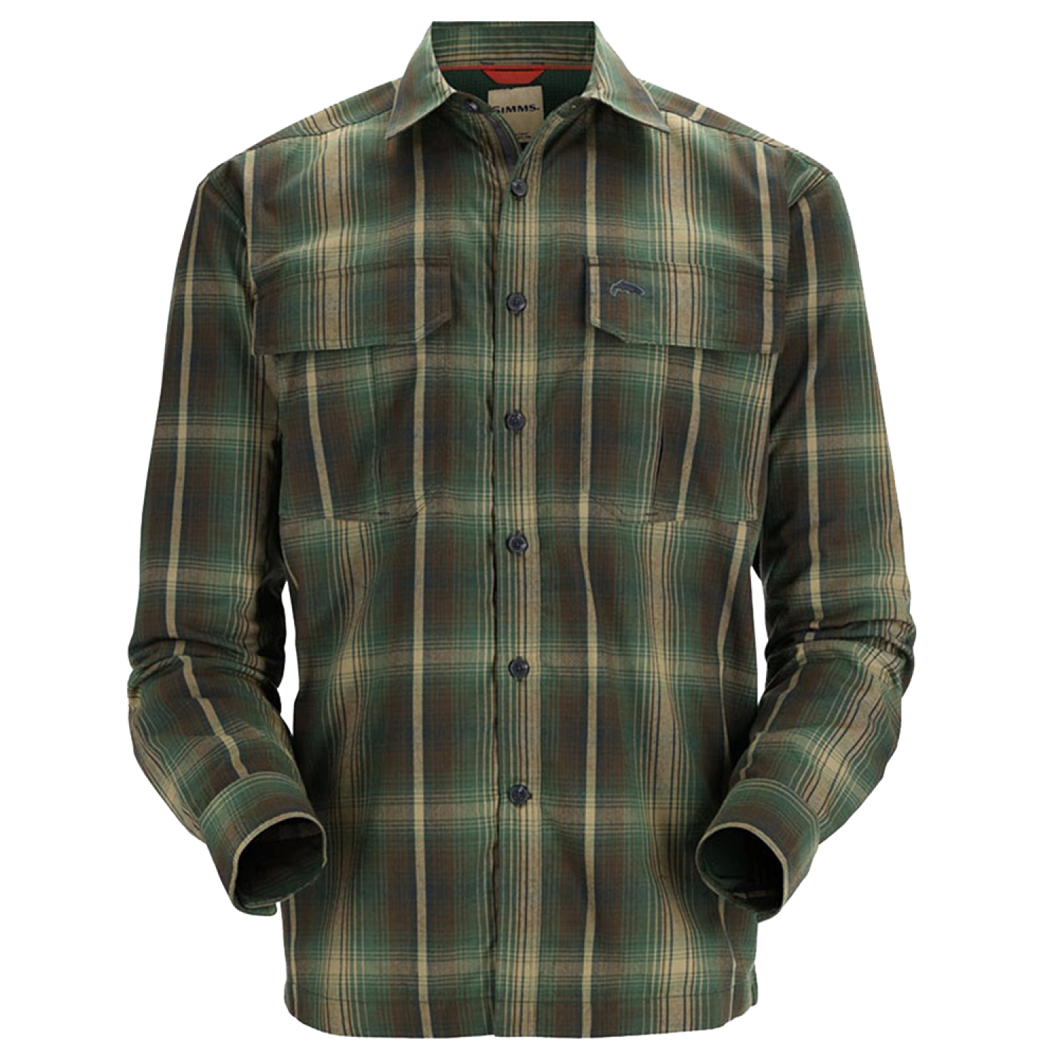 Рубашка Simms Coldweather LS Shirt XL Forest Hickory Plaid