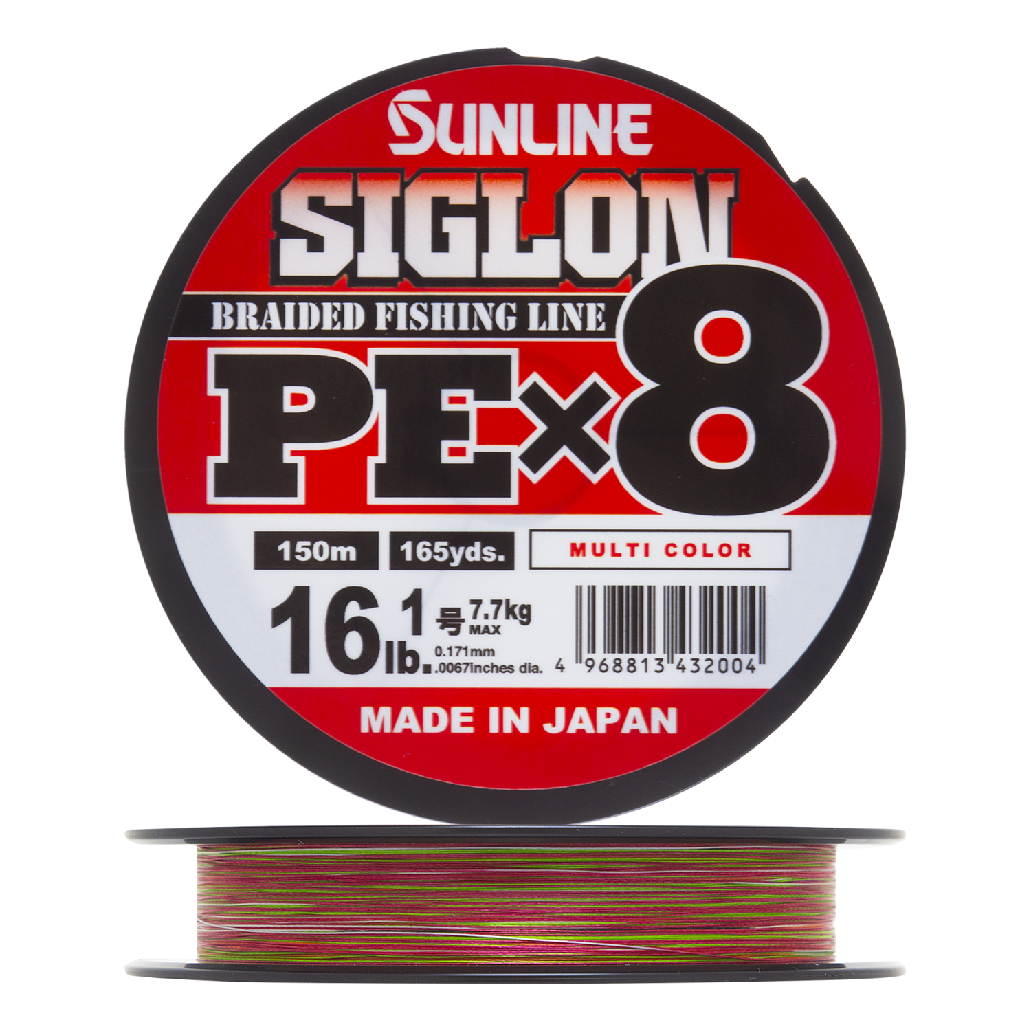 Шнур плетеный Sunline Siglon PE X8 #1,0 0,171мм 150м (multicolor)