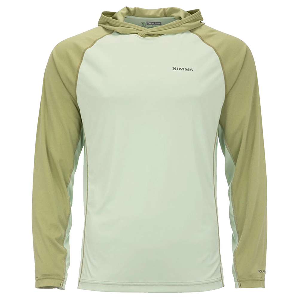 Лонгслив Simms Bugstopper Solarflex Hoody XL Lt. Green/Sage Heather