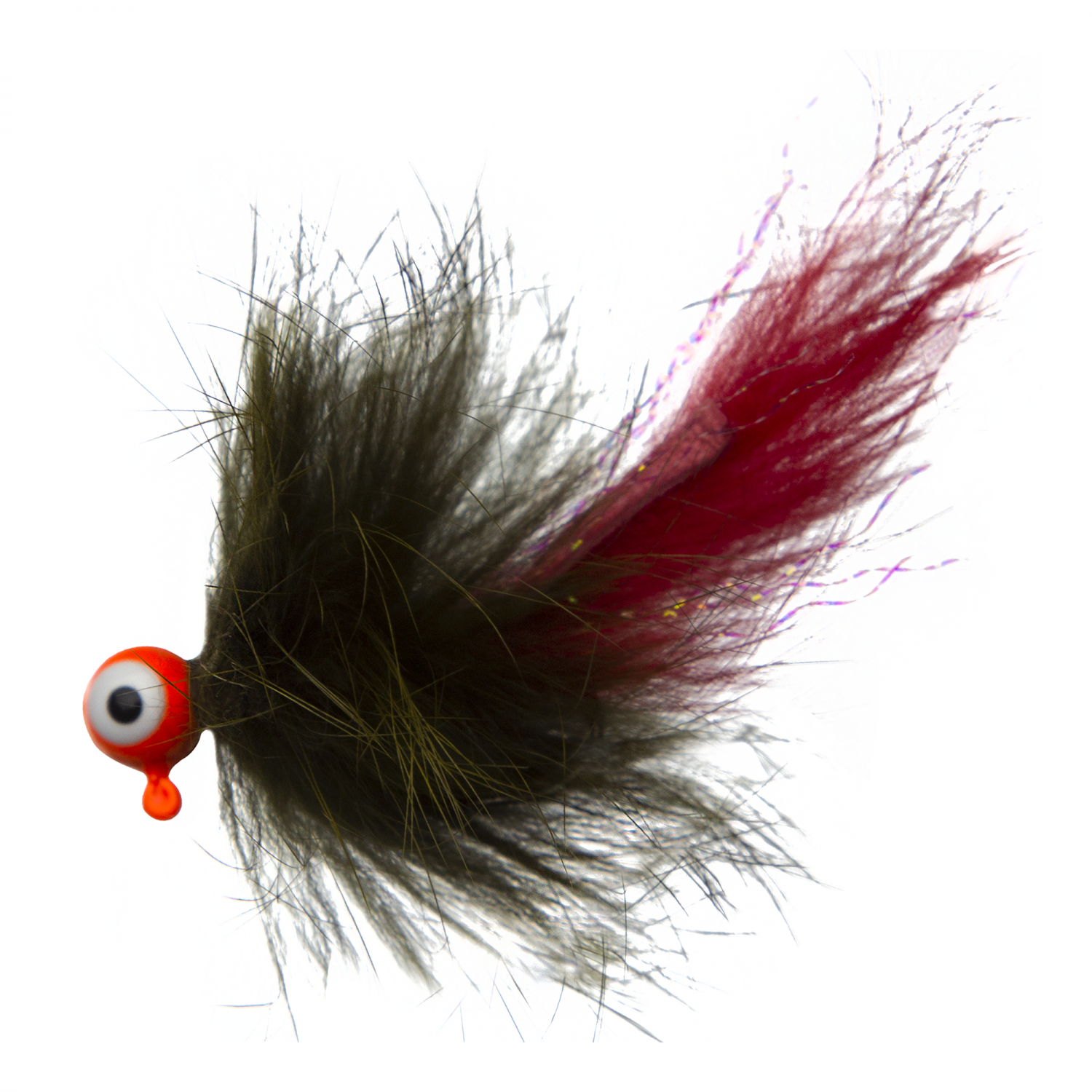 Джиг-стример Boroda Baits Roger 1,8гр #19 Dark Olive/Red