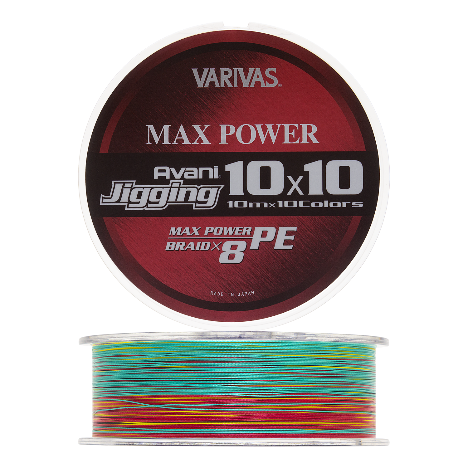 Шнур плетеный Varivas Avani Jigging 10×10 Max Power PE X8 #3,0 0,285мм 200м (multicolor) - 2 рис.