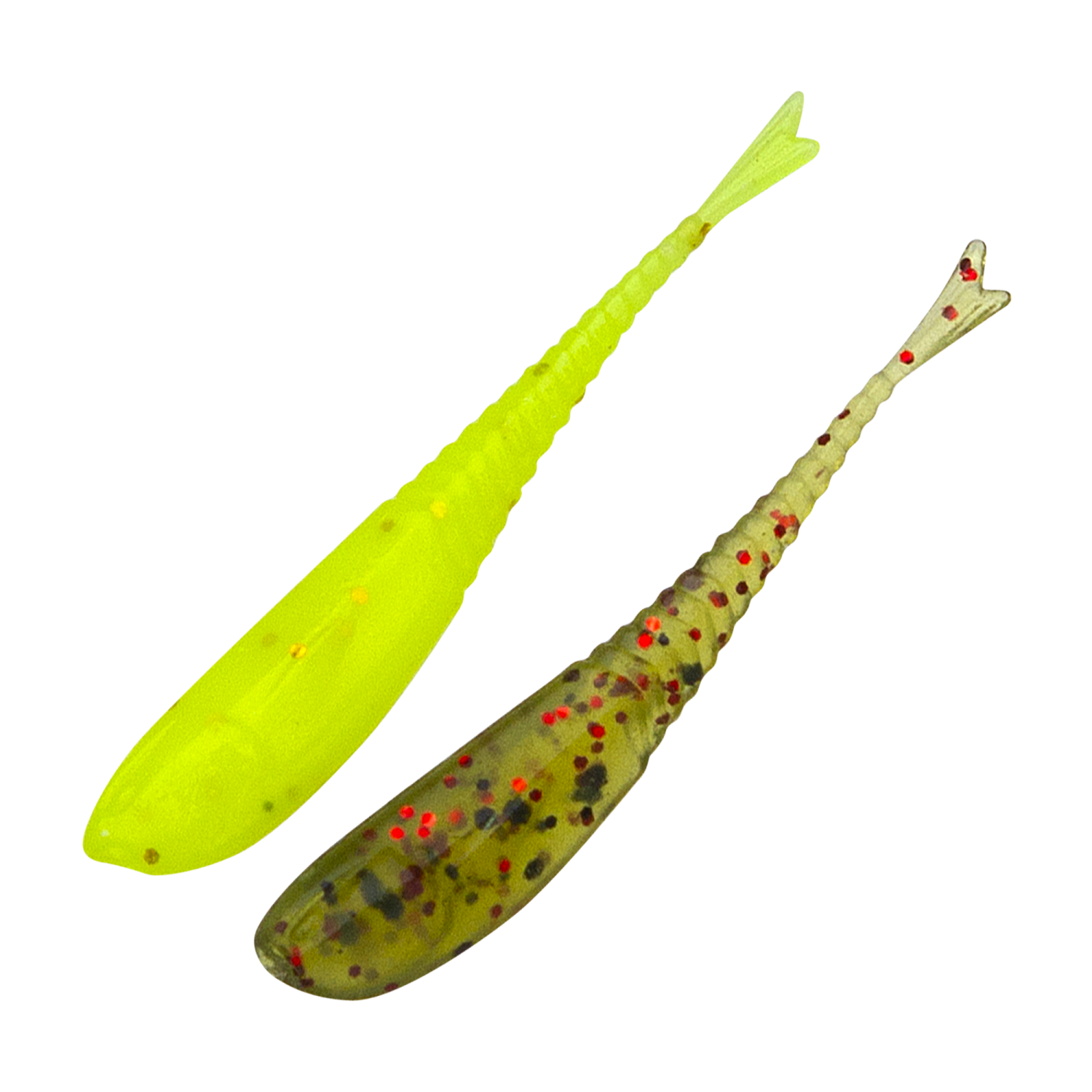Приманка силиконовая Crazy Fish Glider 1,2 кальмар #6/68 Chartreuse/Black/Red Watermelon