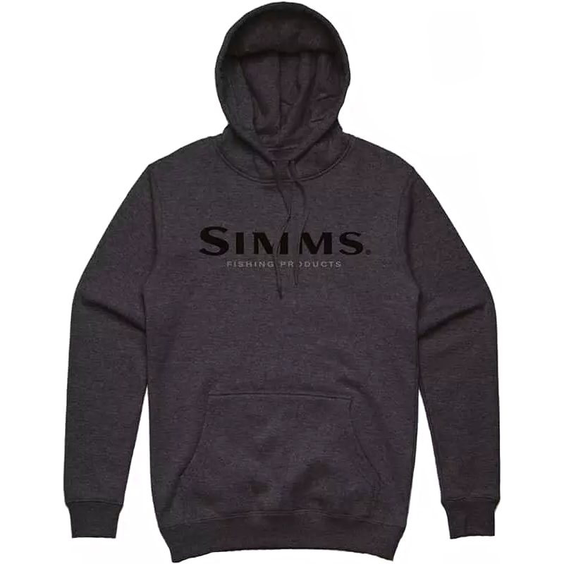 Толстовка Simms Logo Hoody M Charcoal Heather