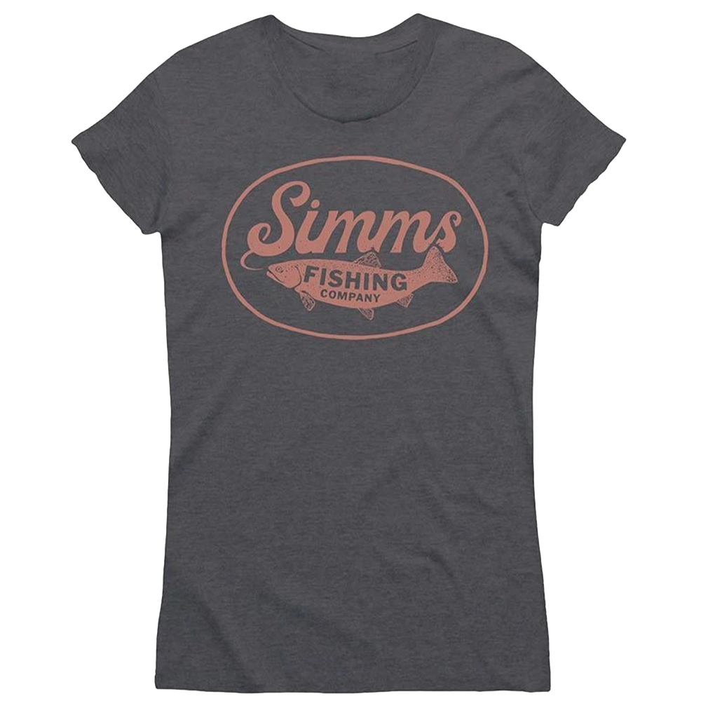 Футболка Simms Women's Trout Wander T-Shirt XL Charcoal Heather