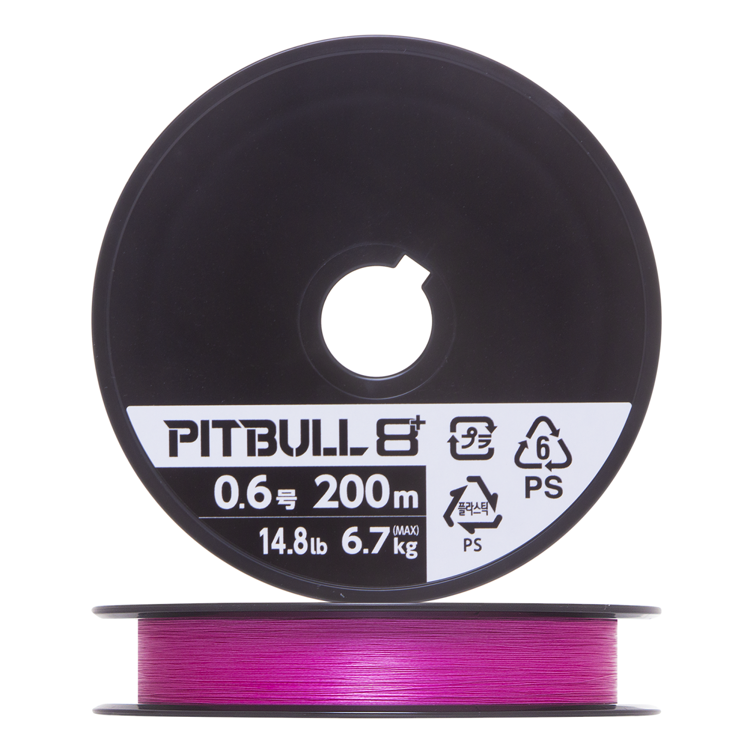 Шнур плетеный Shimano Pitbull 8+ #0,6 0,128мм 200м (tracer pink)