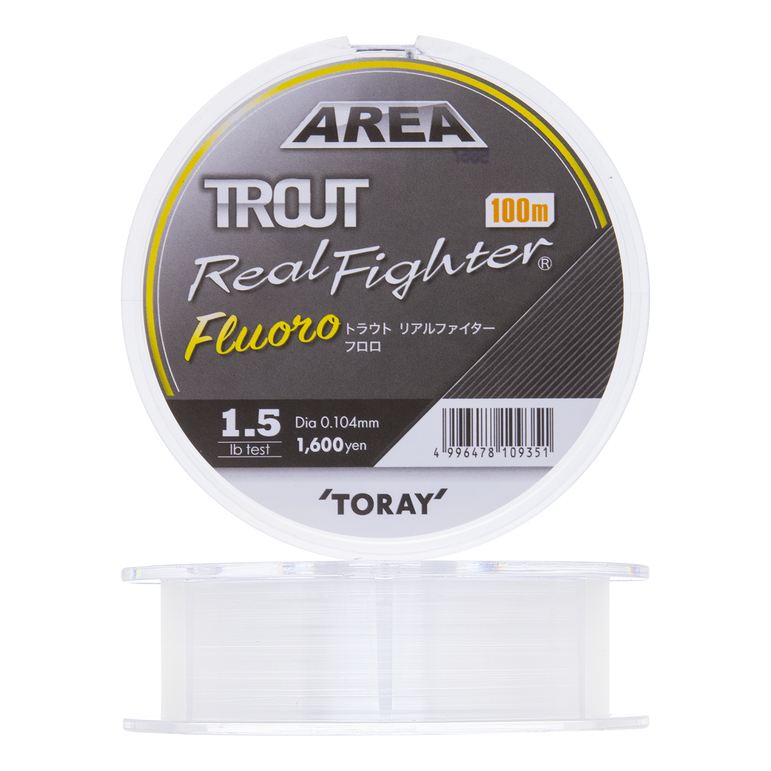 Флюорокарбон Toray Trout Real Fighter Fluoro 1,5Lb 0,104мм 100м (clear)