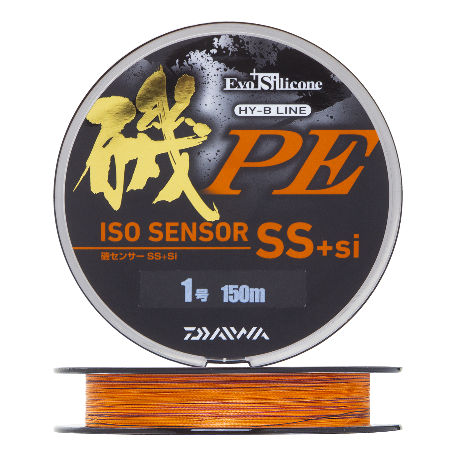 Шнур плетеный Daiwa Iso Sensor SS+Si #1,0 0,165мм 150м (orange)