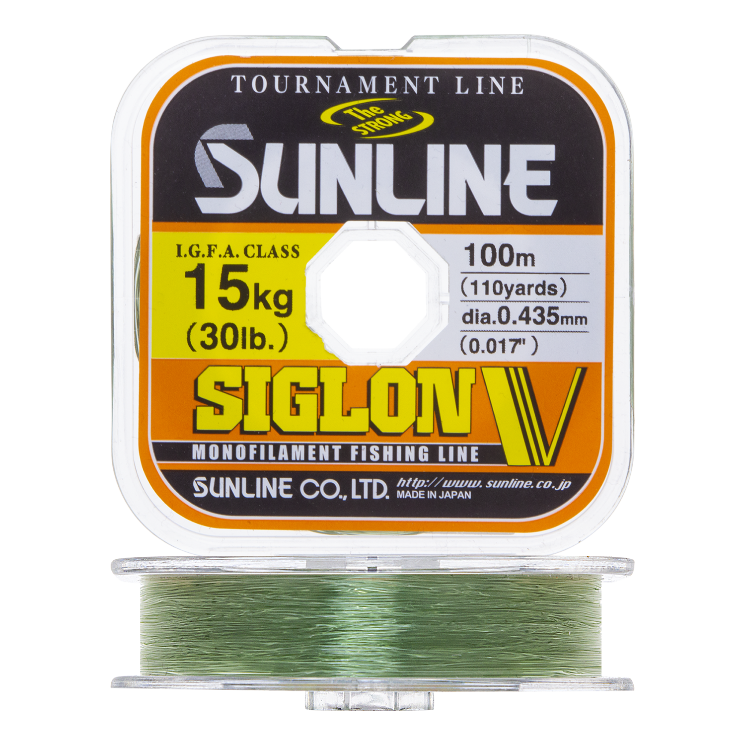 Леска монофильная Sunline Siglon V 10R Connected #7,0 0,435мм 100м (mist green)