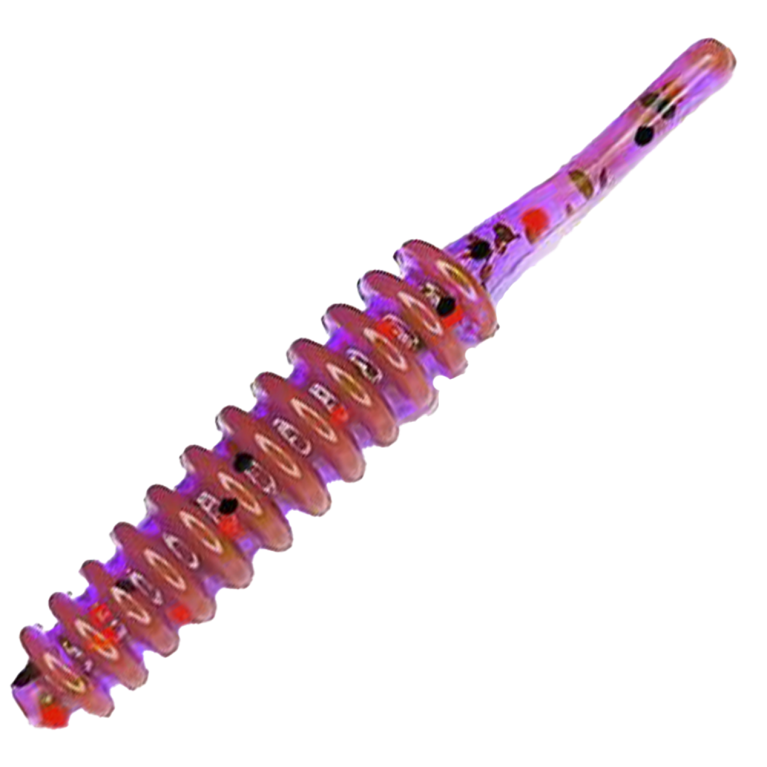 Приманка силиконовая Attack Air Worm XUL 0,8" #RS-037 Pink Lox Red Black Flk