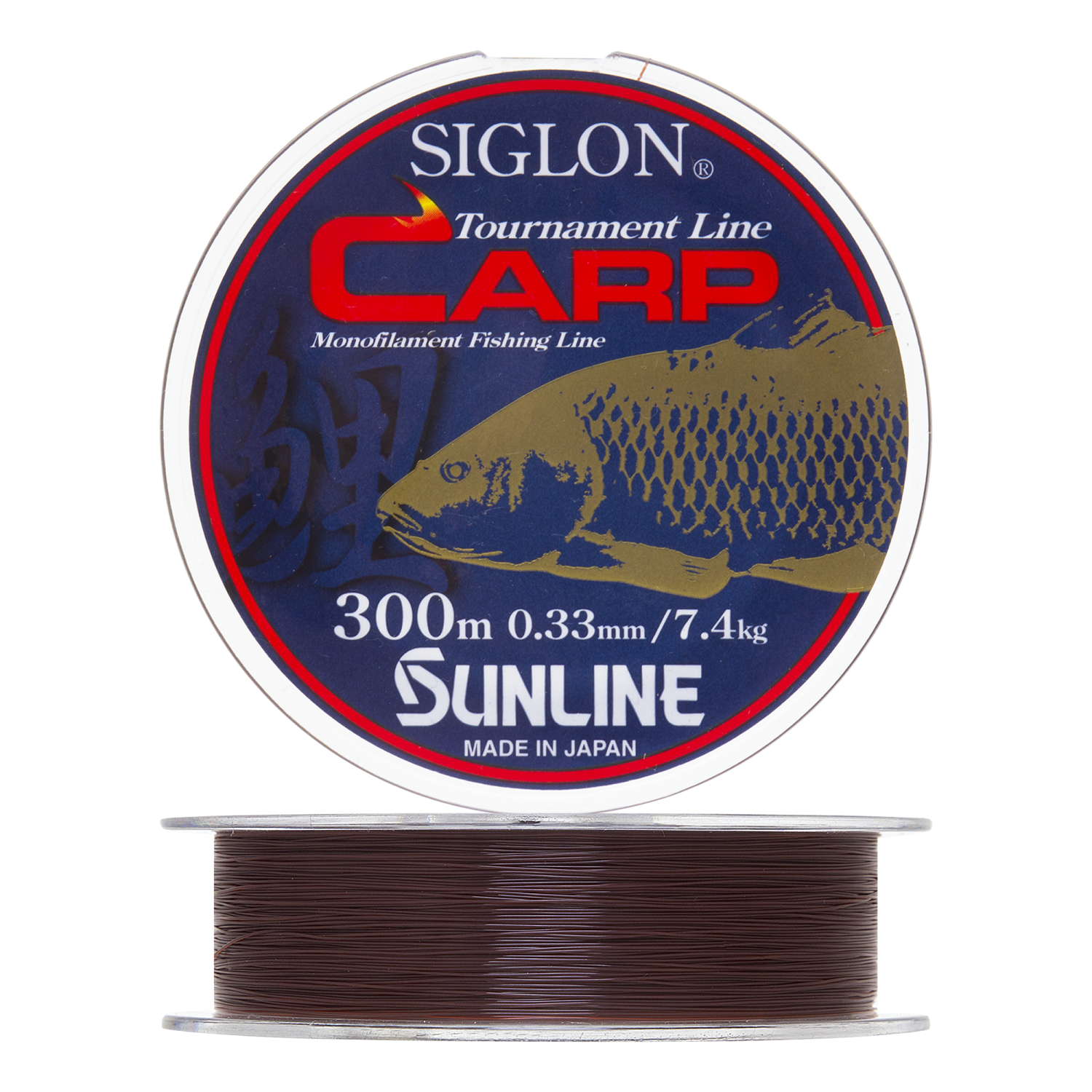 Леска монофильная Sunline Siglon Carp #3,5 0,330мм 300м (brown)