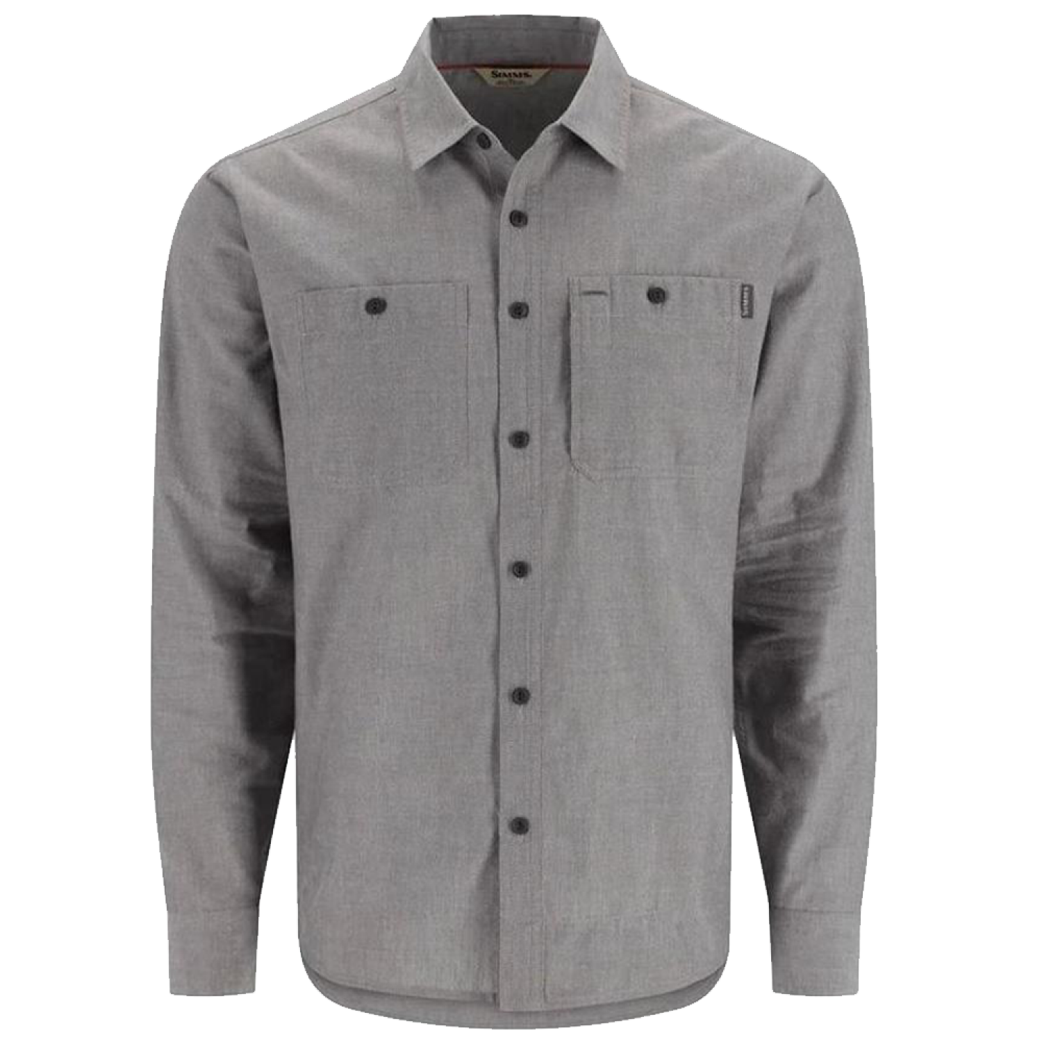 Рубашка Simms Cutbank Chambray LS Shirt L Cinder Chambray