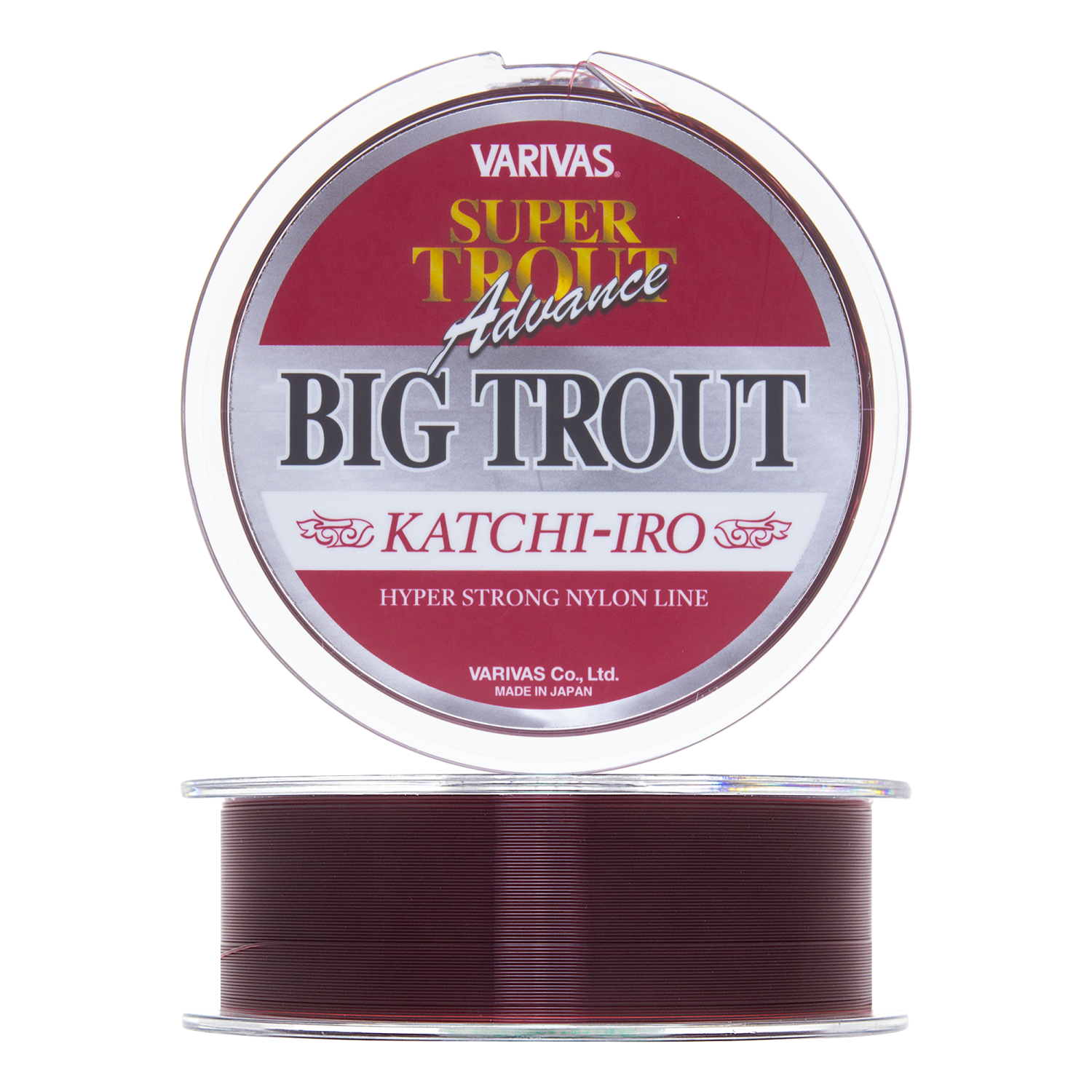 Леска монофильная Varivas Big Trout Katchi-Iro #5,0 0,370мм 22Lb 150м (katchi red)