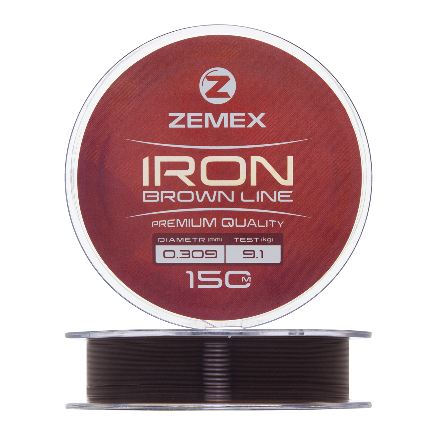 Леска монофильная Zemex Iron 0,309мм 150м (brown)