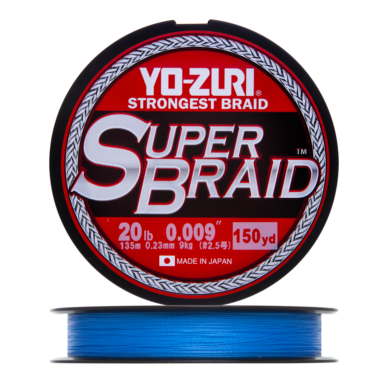 цена Шнур плетеный Yo-Zuri PE Superbraid 20Lb 0,23мм 135м (blue)