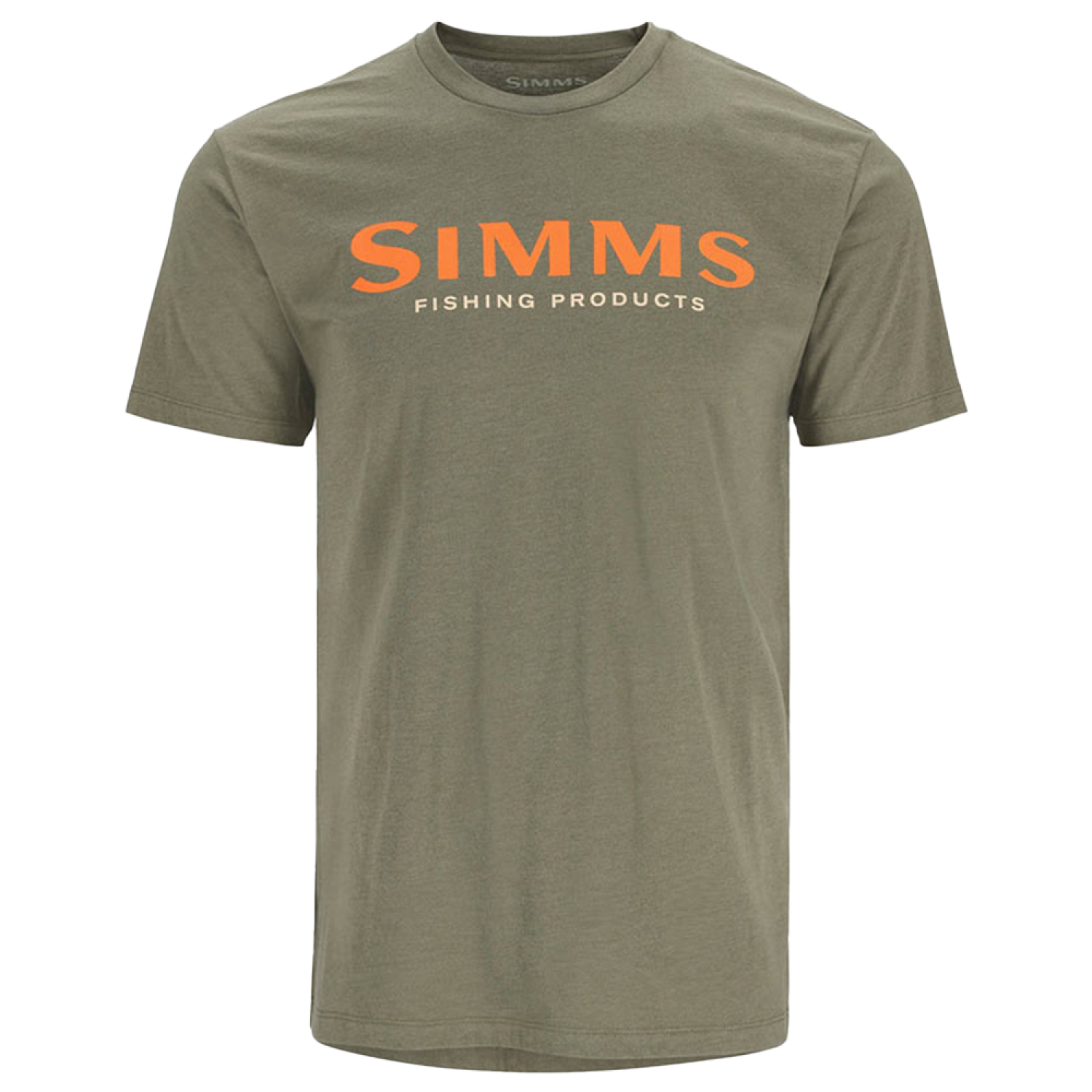 Футболка Simms Logo T-Shirt 2023 XL Military Heather 4700₽