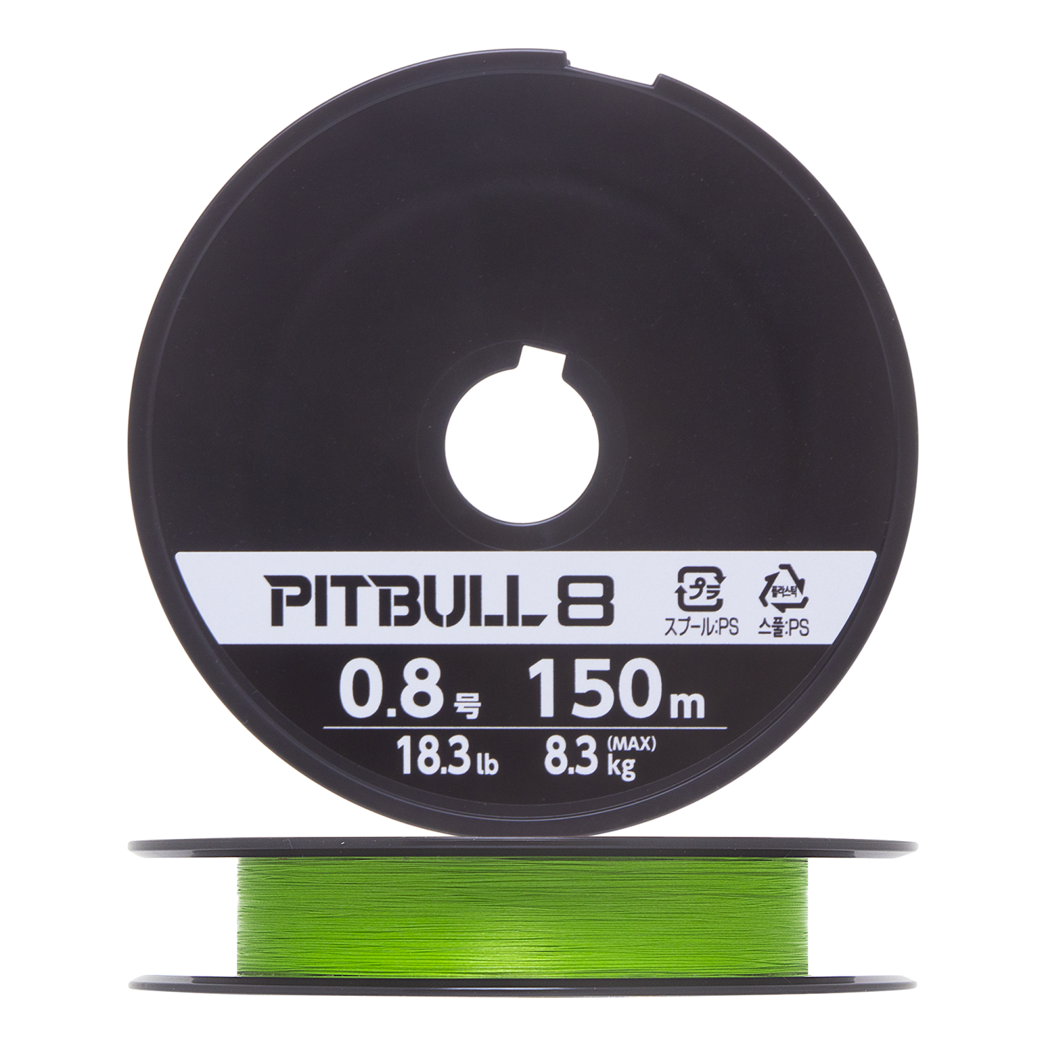 Шнур плетеный Shimano Pitbull 8 #0,8 0,148мм 150м (lime green)