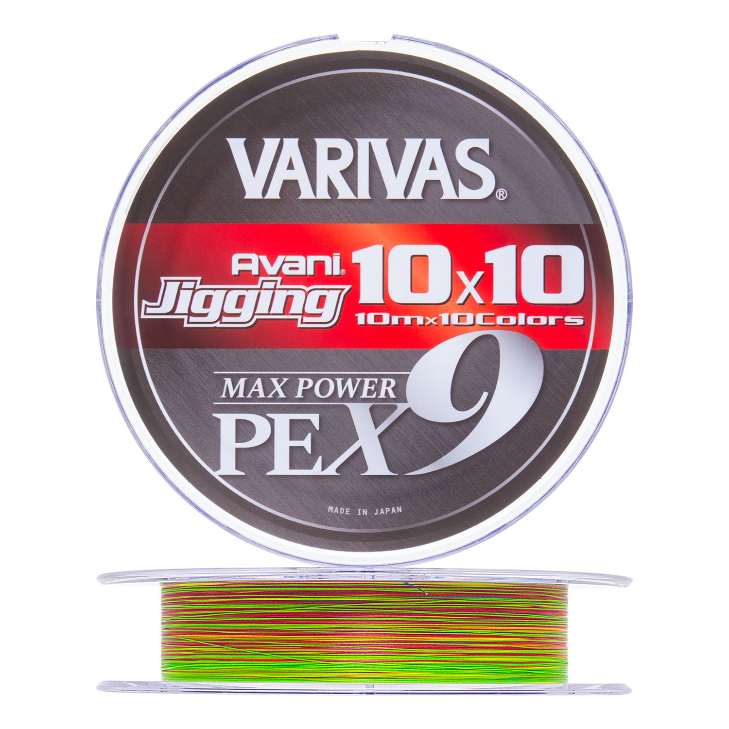 Шнур плетеный Varivas Avani Jigging 10×10 Max Power PE X9 #1,2 0,185мм 200м (multicolor)