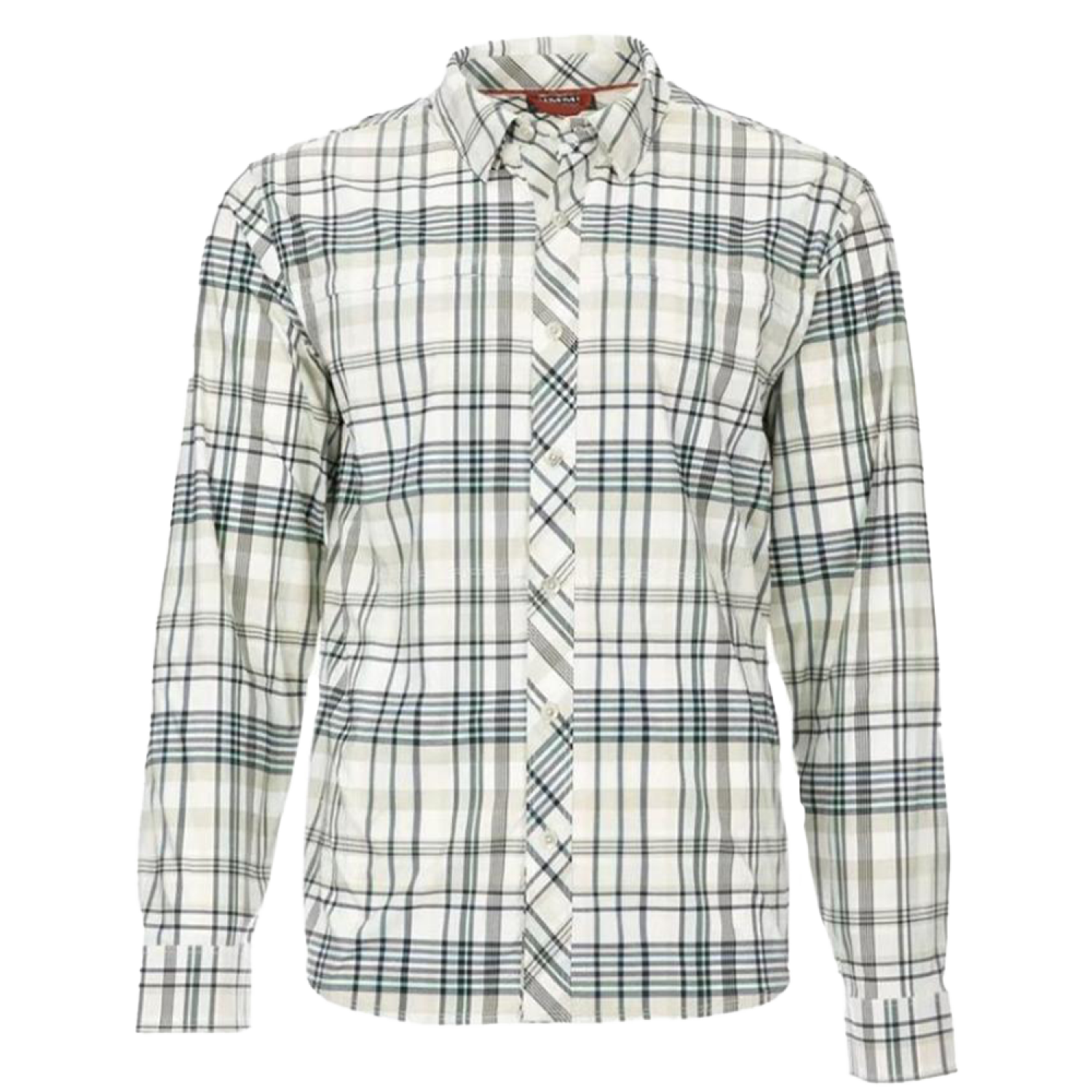 Рубашка Simms Stone Cold LS Shirt M Sage Madras Plaid