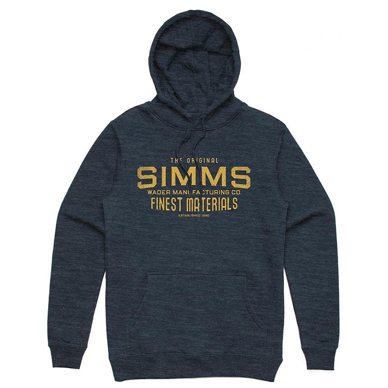 Толстовка Simms Wader Mfg Hoody 2XL Navy Heather